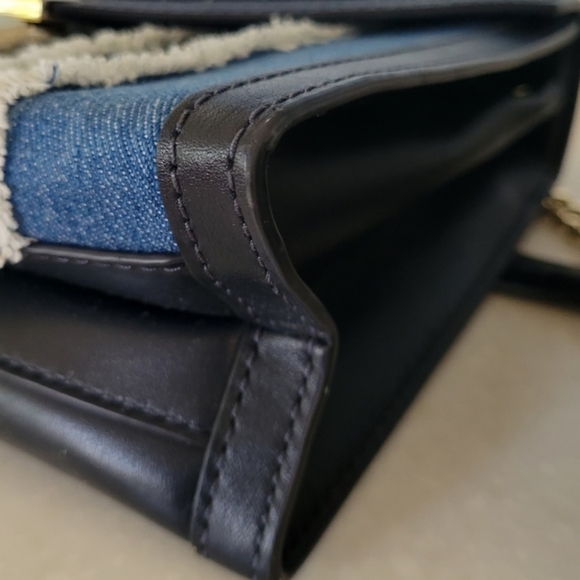🔥RARE Michael Kors Whitney Denim Shoulder Bag, EUC - Picture 5 of 15